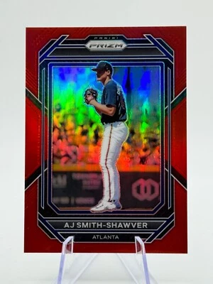 2023 Panini Prizm #6 AJ SMITH-SHAWVER | Red Prizm /199 - Image 1 of 2