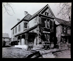 Paul Lawrence Dunbar House Dayton Ohio poeta foto original del negativo 8x10 - Imagen 1 de 2