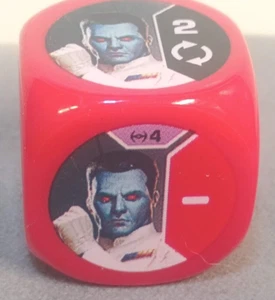 Star Wars Destiny Red Die #4 Wilhuff Tarkin - Imagen 1 de 5