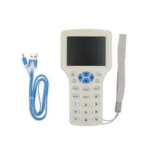 10 Frequency RFID/NFC Smart Card Reader Elevator Writer Copier IC ID Sensor - Picture 1 of 14