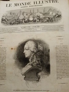 Le monde illustré n°234 5 OCT 1861 rose chéri château blois niccolini - Picture 1 of 1