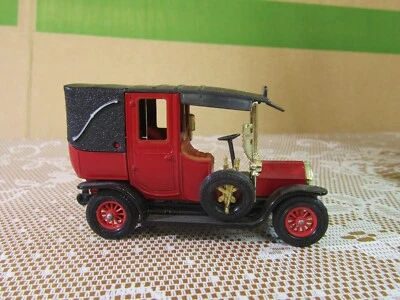 321Z Vintage 1984 Matchbox Y28 England Unic 12/14 HP Taxi 1907 Rosso - Immagine 1 di 4