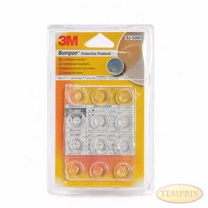 3M Bumpon SJ5309 Elastikpuffer Transparent Abstandshalter Puffer Temprix - Bild 1 von 6