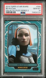 2013 Topps Star Wars Galactic Files Series 2 #580 Bo-Katan PSA 10 - POP 1!! - Picture 1 of 2
