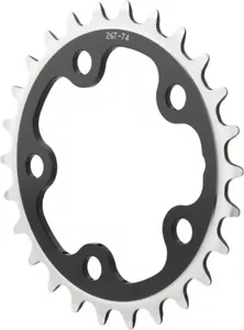 Dimension Multi Speed Chainring - 24T, 74mm BCD, Inner, Black - Picture 1 of 1