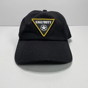 Gorra Call of Duty con correa trasera talla única negra triángulo estrella logotipo ajustable - Imagen 1 de 7