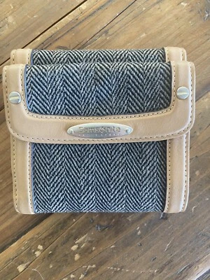Samsonite Black Label Expandable Herringbone Purse / Wallet - image 1 of 4