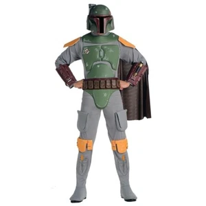 STAR WARS BOBA FETT Bounty Hunter Rubie's Halloween Costume Adult XL Size to 46 - Picture 1 of 4