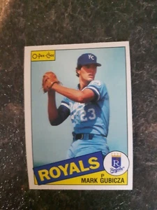 1985 O-Pee-Chee Base Mark Gubicza Card# 127 - Picture 1 of 2