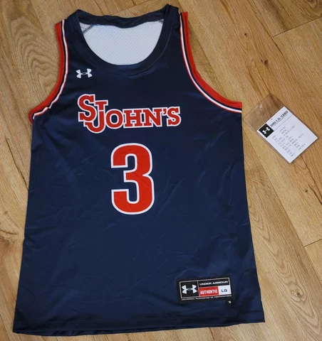 St John's University Red Storm Women's Basketball Jersey Women's size-Large NWT Cover