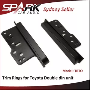 Double Din Trim Side Bracket Facia for Toyota Landcruiser 2007+ 200 Series TRTO - Picture 1 of 1