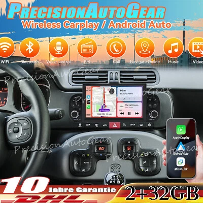 Für FIAT PANDA 2013-2020 7" Android 13.0 Autoradio mit Carplay GPS Navi Hifi RDS - Bild 1 von 4