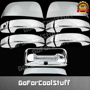 GMC 2014-15 16 17 18 19 20 21 Canyon Mirror+4 handle W/O k+Tailgate Chrome Cover - Imagen 1 de 1