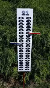 Scoreboard Score Keeper - Black Oval Numbers - Cornhole - Corn Hole - Picture 1 of 6