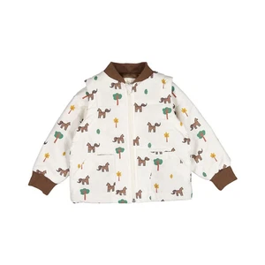 Fin & Vince Pony Print Convertible Jacke Weste Gr. 4/5 - Bild 1 von 4