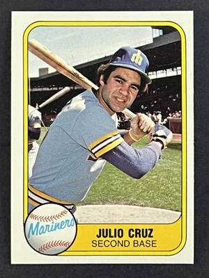 1981 Fleer Julio Cruz Seattle Mariners #601 - Image 1 of 3