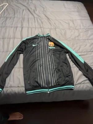 Nike Barcelona FC replica Training Soccer Football Jacket Sweater youth XL — 第 1/3 张图片