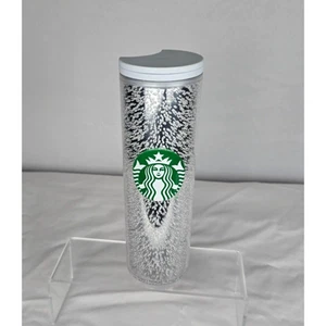Starbucks Tumbler Platinum Bubbles White 2020 Acrylic 16oz New - Picture 1 of 7