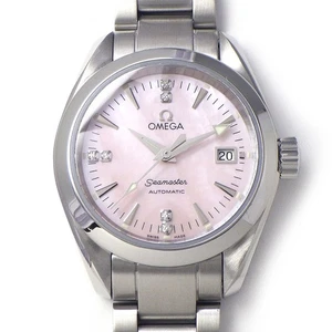 Omega Uhr Seamaster Aqua Terra 2573.71 Diamant Indizes Pink Shell SS AT - Bild 1 von 9