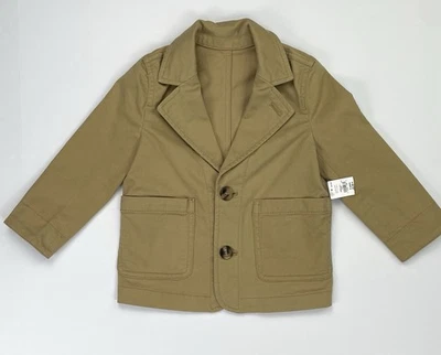 Nuevo con etiquetas Blazer Baby Gap Niño Pequeño El Perfecto 2 Botones Nuevo Caqui Británico Talla 2 Años Foto 1 de 4