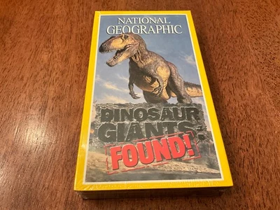 National Geographic - Dinosaur Giants: Found! (VHS 2000) New, Sealed - Image 1 of 2