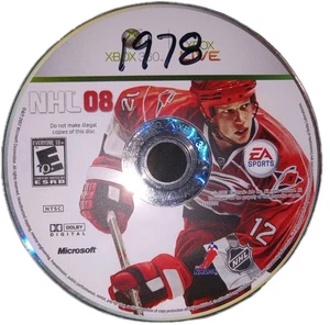 NHL 08 Game Only (Microsoft Xbox 360, 2007) TESTED - Fast Shipping  - Picture 1 of 1