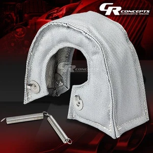KIT DE MANTA TURBO CARGADOR PLATA FIBRA DE VIDRIO T3 T25 T28 GT35 GT37 CT26 - Imagen 1 de 3