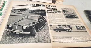 1963 ROVER 110 & 90 SALOONS Original Sales Advert - Picture 1 of 1