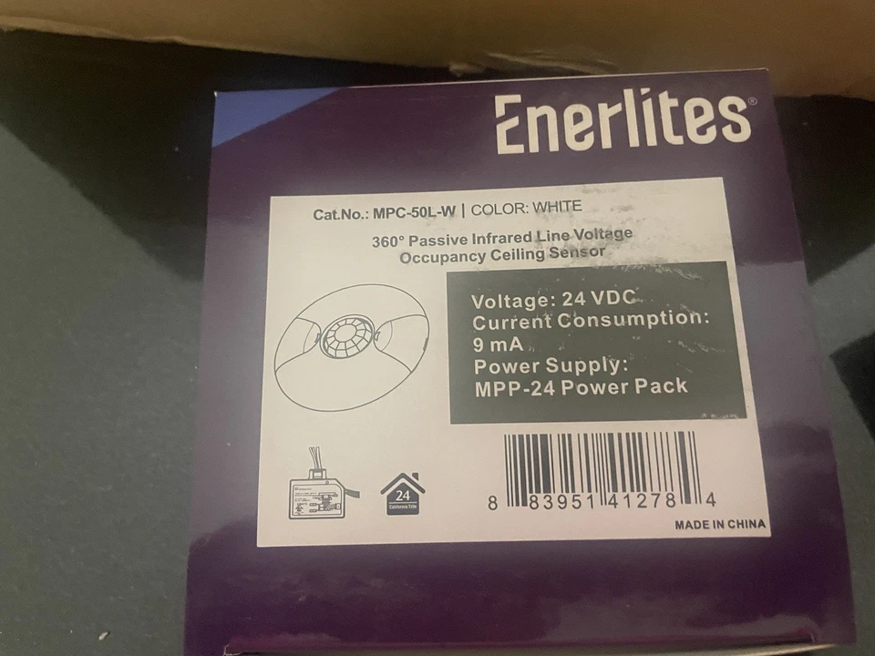 Enerlites ceiling occupancy Motion Sensor  MPC-50L-W   Bulk Box of 40 - Image 1 of 4