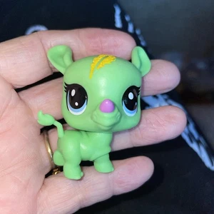 LITTLEST PET SHOP N # MATCHA THE GREEN RHINO LUCKY PET AUTENTICO LPS - Foto 1 di 7