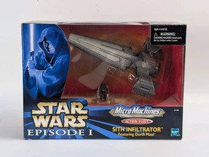 Star Wars Action Fleet Series Sith Infiltrator W/ Darth Maul Pilot Figure SEALED - Picture 1 of 3