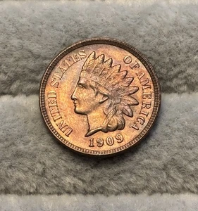 1909 Indian Head Cent Penny Choice Unc. Some Red - Picture 1 of 4