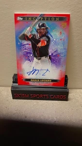 2024 Topps Inception Rookies & Rising Stars Auto Marco Luciano RC Orange /25 #17 - Picture 1 of 2