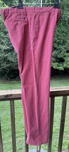 Polo Ralph Lauren Chino Pants Men’s 34 Classic Fit Red Chambray 100% Cotton READ - Picture 1 of 24