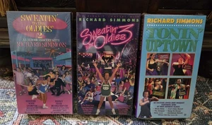 Richard Simmons Seatin' To The Oldies 2&3& Tonin Uptown VHS Vintage Video New - Picture 1 of 4