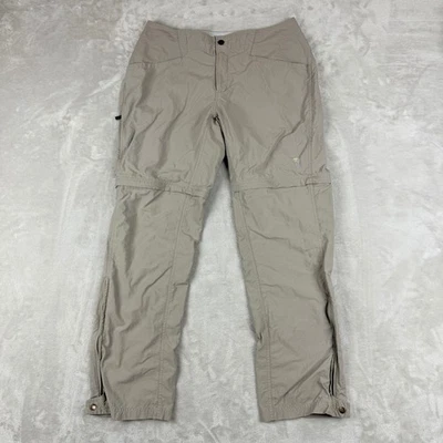 Calça Mountain Hardwear Feminina 10/32 Greige Conversível com Zíper Caminhadas Ao Ar Livre - Imagem 1 de 4