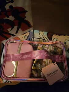 💕Sac à cosmétiques de voyage Juicy Couture ~ Lot de 4 sacs imbriqués 💕 - Photo 1/3