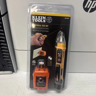 Klein NCVT5KIT Electrical Tester Kit w/ Dual-Range NCVT/GFCI Receptacle Tester