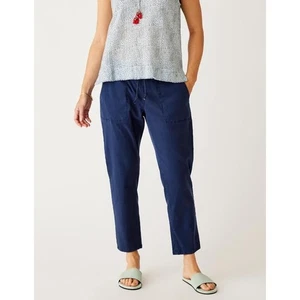 Carve Designs Zoe Twill Pants Cropped Sun Kissed Garment Drawstring Waist L - Picture 1 of 18