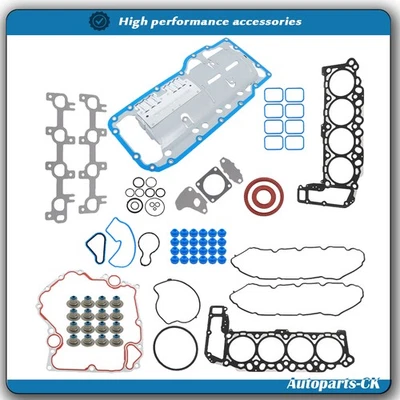 Juego de cárter de aceite junta completa apto para Dodge Ram 1500 2002-2007 Jeep Commander Foto 1 de 4