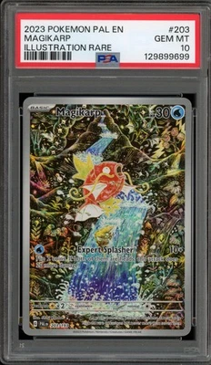 Pokemon Magikarp Paldea Evolved Illustration Rare #203 PSA 10 Gem Mint - Image 1 of 2