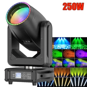 Luz principal móvil haz LED 250W módulo de alta potencia GOBO prisma escenario DMX spot DJ - Imagen 1 de 17