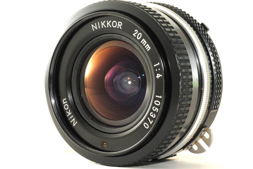 US include tax Nikon Ai Nikkor 20mm f/4 Wide Angle MF F Mount Lens From Japan - Image 1 of 4