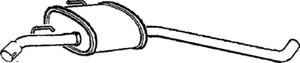 AUSPUFF MITTELSCHALLDÄMPFER FÜR VAUXHALL GGM441 OEM QUALITÄT - Bild 1 von 1