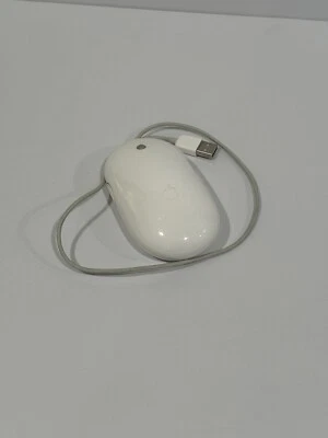 Apple A1152 USB Wired Mighty Mouse Optical Mouse (White) - Image 1 of 2