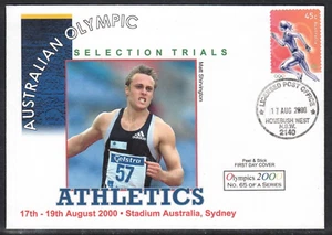 Australian Stamps.Alpha Cover.Australian Olympic Selection Trials.2000 - Picture 1 of 1