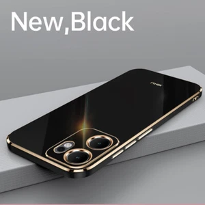 For OPPO Reno 13F 5G, Luxury Shockproof Plating Border Soft Jelly Case Cover - Imagen 1 de 12