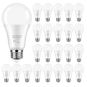 24-Pack LED Light Bulbs 100 Watt Equivalent, 14W 1600Lumens Bright A19 LED Bu... - Picture 1 of 7