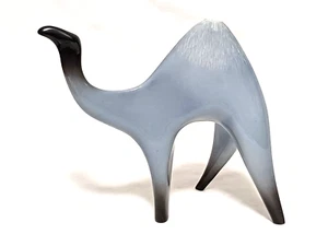 VINTAGE 50'S CMIELOW POLAND LUBOMIR TOMASZEWSKI GREY CAMEL FIGURE - Bild 1 von 7