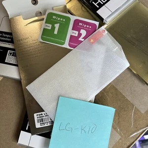Lot Of 7 LG K10 Glass Screen Protector Glass Or Glass Pro+ - Picture 1 of 9